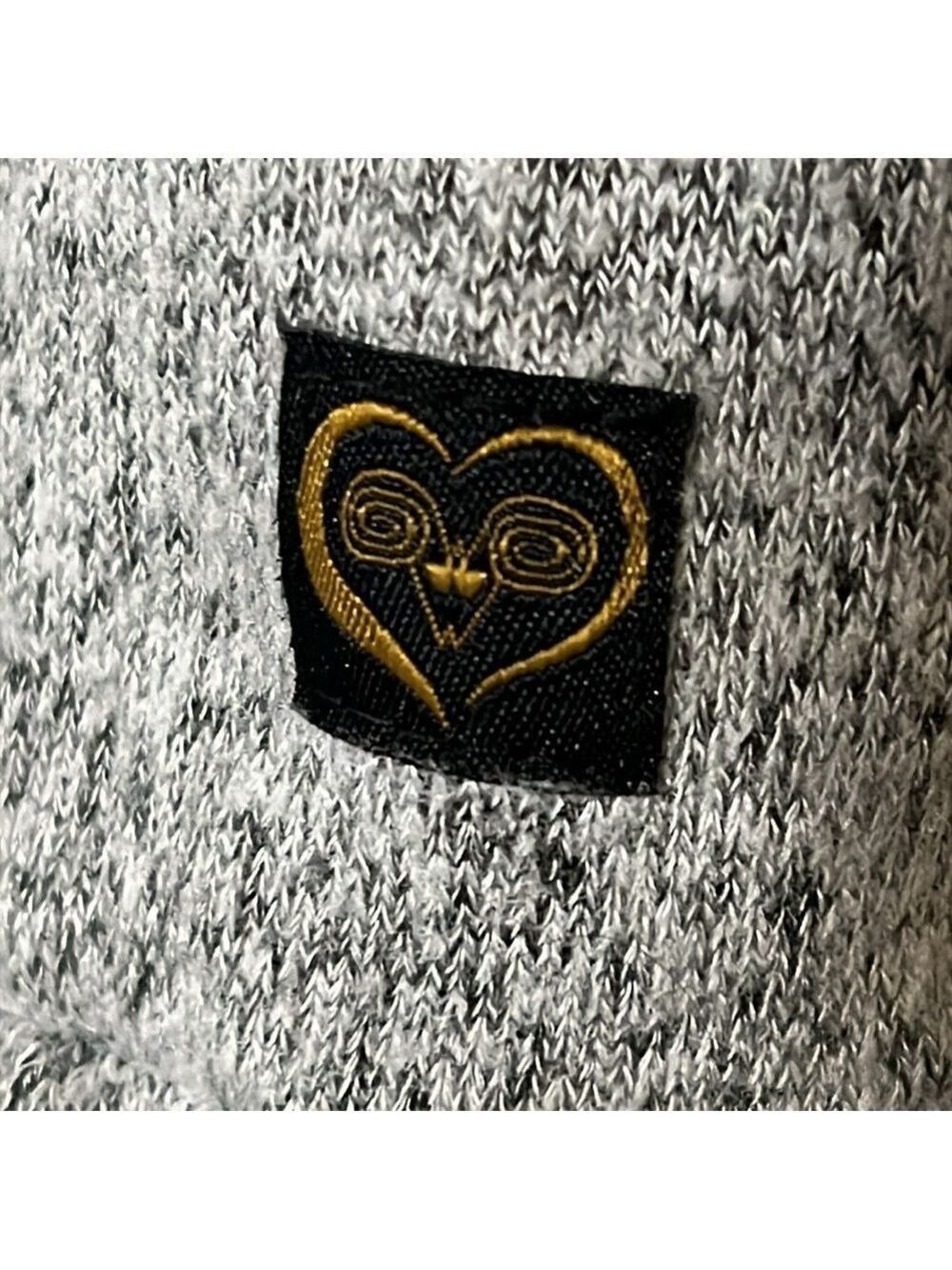 WOOLY BULLY WEAR Gray and Black QUARTER Zip jacket with High Collar. 1X - Picture 4 of 11